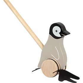 Pinguino a spinta su bastone