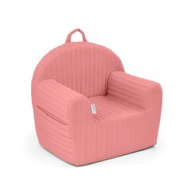 Poltroncina trapuntata a righe - rosa, AlberoMio