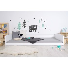 Lettino Montessori in legno Sia - bianco, Ourbaby®