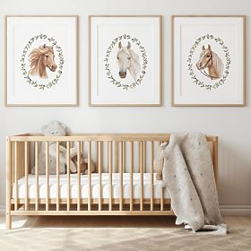 Poster per bambini - set di cavalli