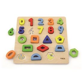 Puzzle 3D forme e numeri