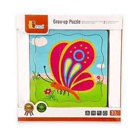 Puzzle a strati Farfalla