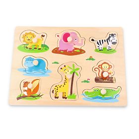 Puzzle con maniglie Amici della giungla