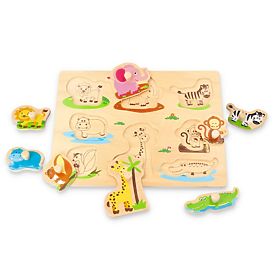 Puzzle con maniglie Amici della giungla
