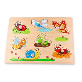 Puzzle con maniglie insetti