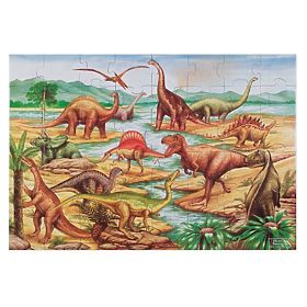 Puzzle da pavimento dinosauri 48 pezzi