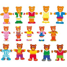 Puzzle da vestire Famiglia Allegra di Orsi
