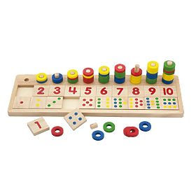Puzzle educativo per imparare a contare