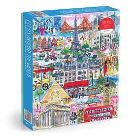 Puzzle Galison Città del mondo Michael Storrings 1000 pezzi, Galison