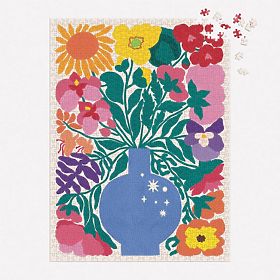 Puzzle Galison Fiori dello Zodiaco 1000 pezzi