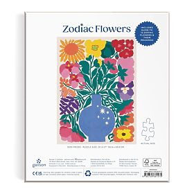 Puzzle Galison Fiori dello Zodiaco 1000 pezzi