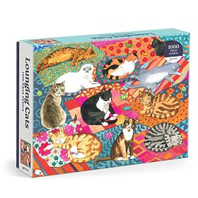 Puzzle Galison Gatti Pigri 1000 Pezzi