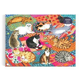 Puzzle Galison Gatti Pigri 1000 Pezzi