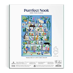 Puzzle Galison Libreria dei Gatti 1000 pezzi
