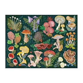 Puzzle Galison Mondo dei Funghi 1000 Pezzi