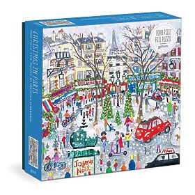 Puzzle in lamina di Michael Storrings Natale a Parigi 1000 pezzi
