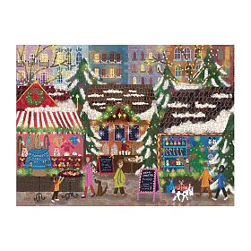Puzzle in lamina Joy Laforme Mercatini di Natale 1000 pezzi, Galison
