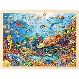 Puzzle in legno - Barriera Corallina