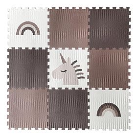Puzzle in schiuma 9 pezzi - unicorno e arcobaleno, VYLEN