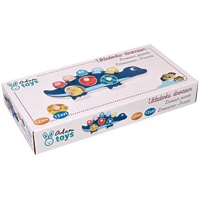 Puzzle mamma dinosauro con numeri