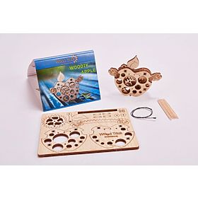 Puzzle meccanico mela con verme