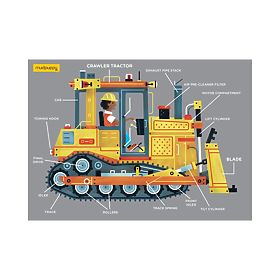 Puzzle Mudpuppy Bulldozer 48 pezzi, Mudpuppy