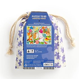 Puzzle Mudpuppy Corteo di Primavera in sacchetto di stoffa 36 pezzi