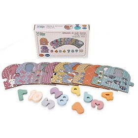 Puzzle per imparare a contare da 1 a 10