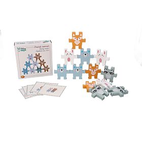 Puzzle piramide di animali