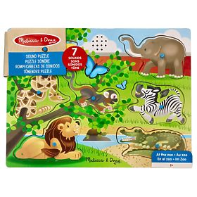Puzzle sonoro Animali dello Zoo
