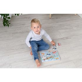 Puzzle sonoro Veicoli, AdamToys