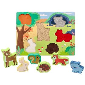 Puzzle tattile 3D Animali della foresta