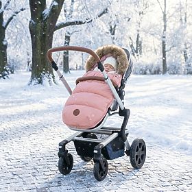 Sacco invernale per passeggino Mouse - rosa antico