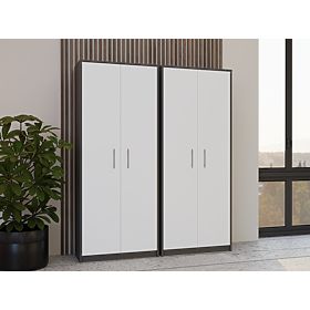 Scaffale Oliv 2D ANTRACITE BIANCO