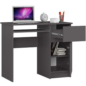 SCRIVANIA PER COMPUTER PIKSEL PK GRIGIO - DESTRO