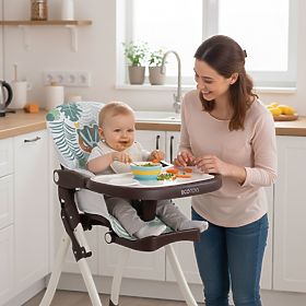 Sedia da pranzo pieghevole per bambini con giocattoli ECOTOYS