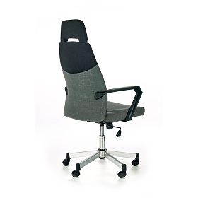 Sedia da ufficio OLAF grigio-nera, Halmar