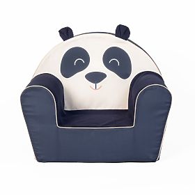 Sedia per bambini Panda con orecchie, Delta-trade