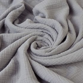 Set biancheria da letto in mussola Heavens, 2 pezzi, grigio