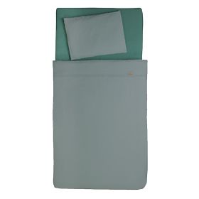 Set biancheria da letto in mussola Heavens 2 pezzi - verde, Babymatex