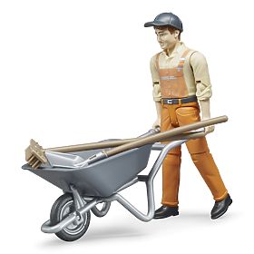 Set Bruder BWORLD comunale con figurina