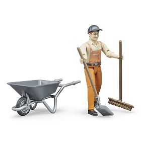 Set Bruder BWORLD comunale con figurina