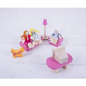 Set casa familiare Bigjigs Toys