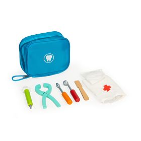 Set da dentista con borsa e 7 accessori per bambini ECOTOYS