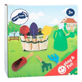 Set di attrezzi da giardino per piccoli piedi