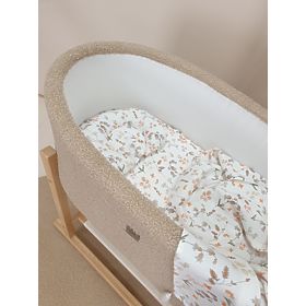 Set di bambù con coperta leggera - fiori
