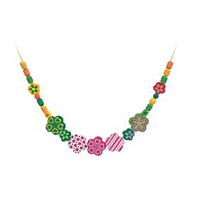 Set di perline verdi Fiorellini