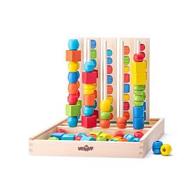 Set per ripetizione di sequenze con perline, Woodyland Woody