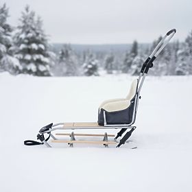 Slitta per bambini con sedile - Grigio scuro