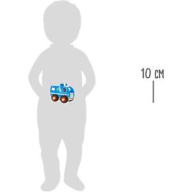 small foot Auto della polizia in legno